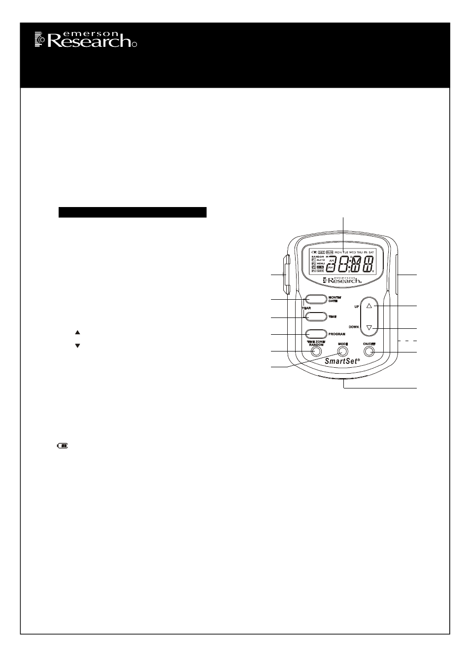 Emerson Radio JMK2442 User Manual | 4 pages