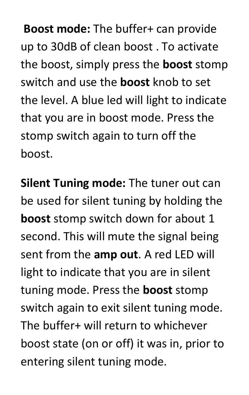 Empress Effects Buffer+ User Manual | Page 3 / 12