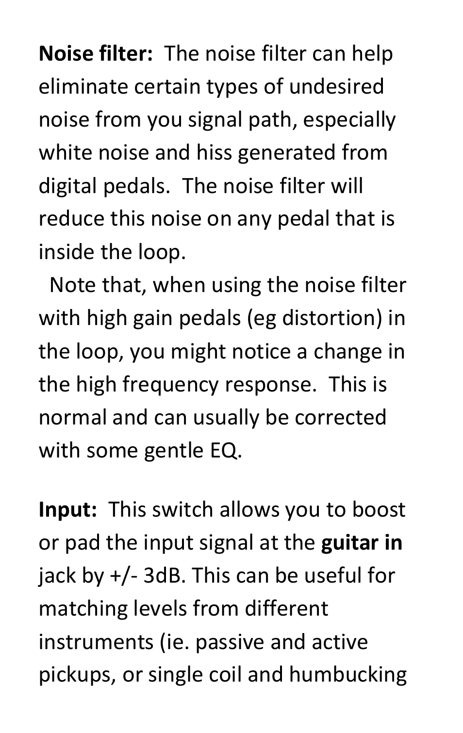 Empress Effects Buffer+ User Manual | Page 8 / 12