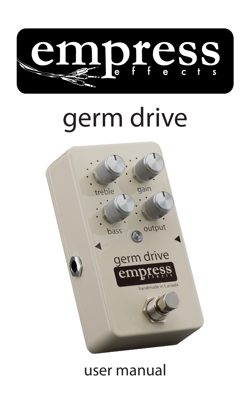 Empress Effects Germ Drive User Manual | 8 pages