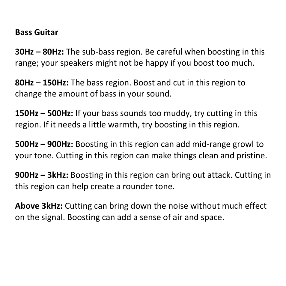 Empress Effects ParaEq User Manual | Page 9 / 12