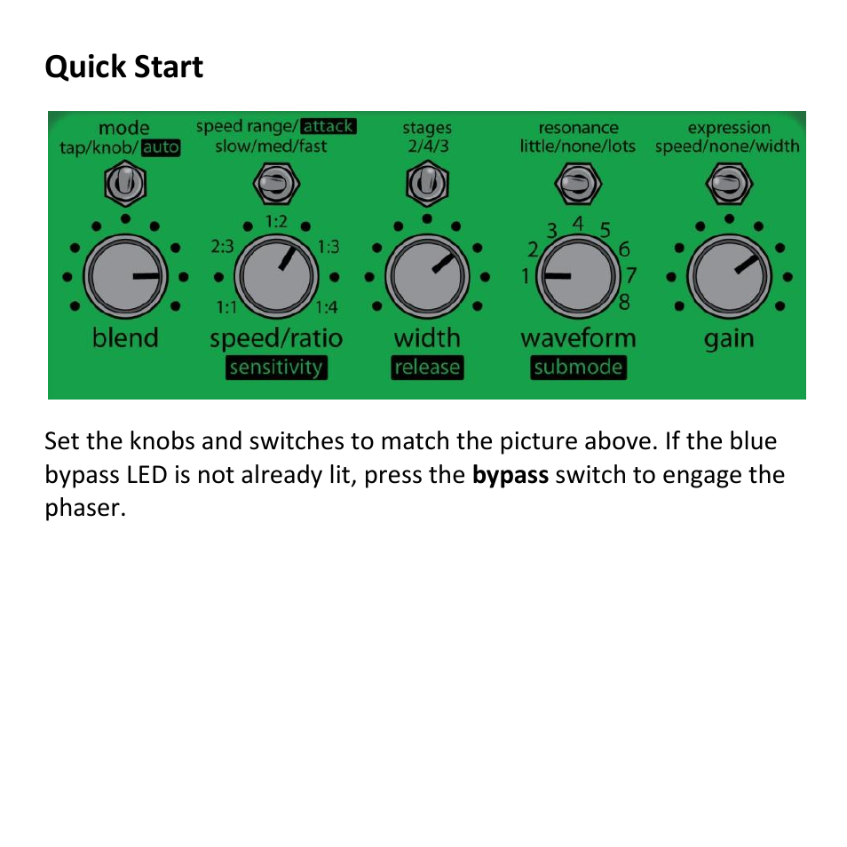 Empress Effects Phaser User Manual | Page 3 / 24