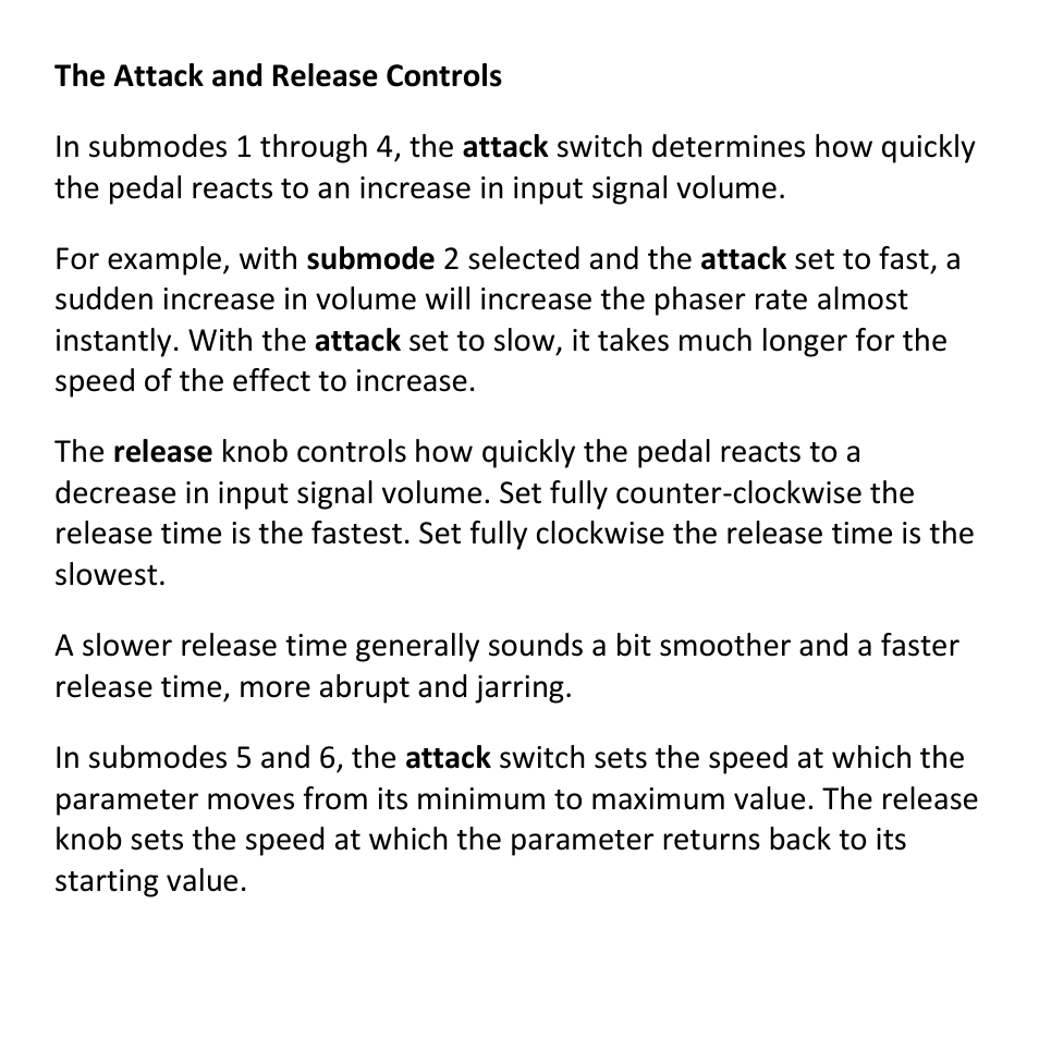 Empress Effects Phaser User Manual | Page 6 / 24