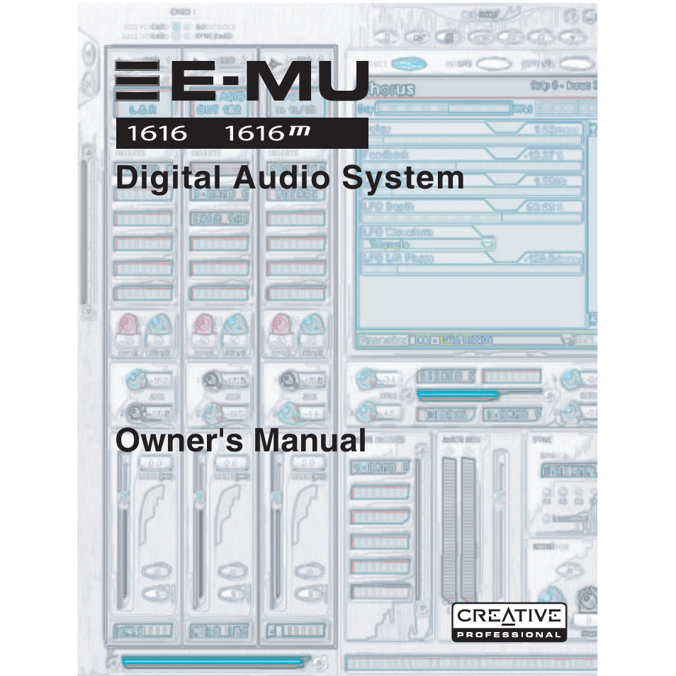 E-MU 1616M PCIe User Manual | 101 pages