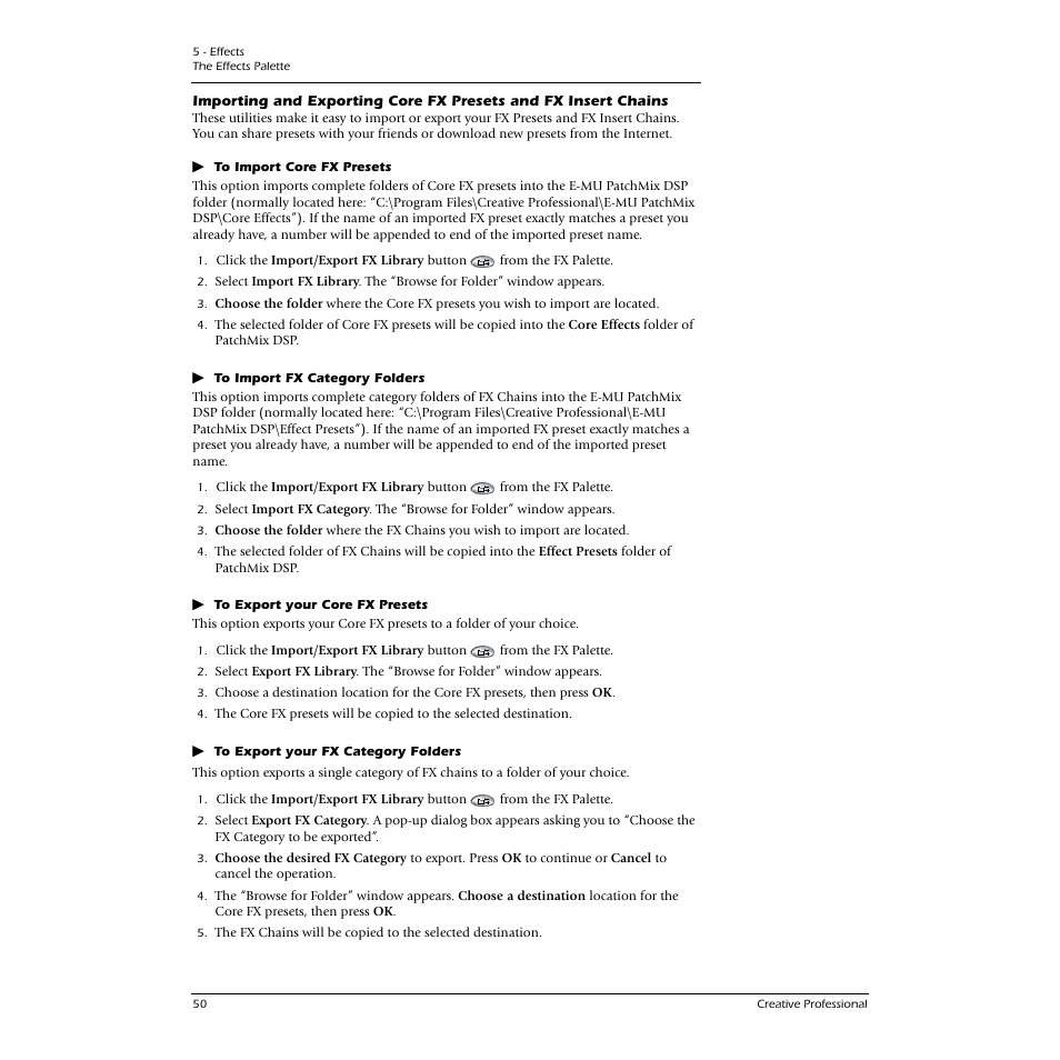 E-MU 1616M PCIe User Manual | Page 50 / 101