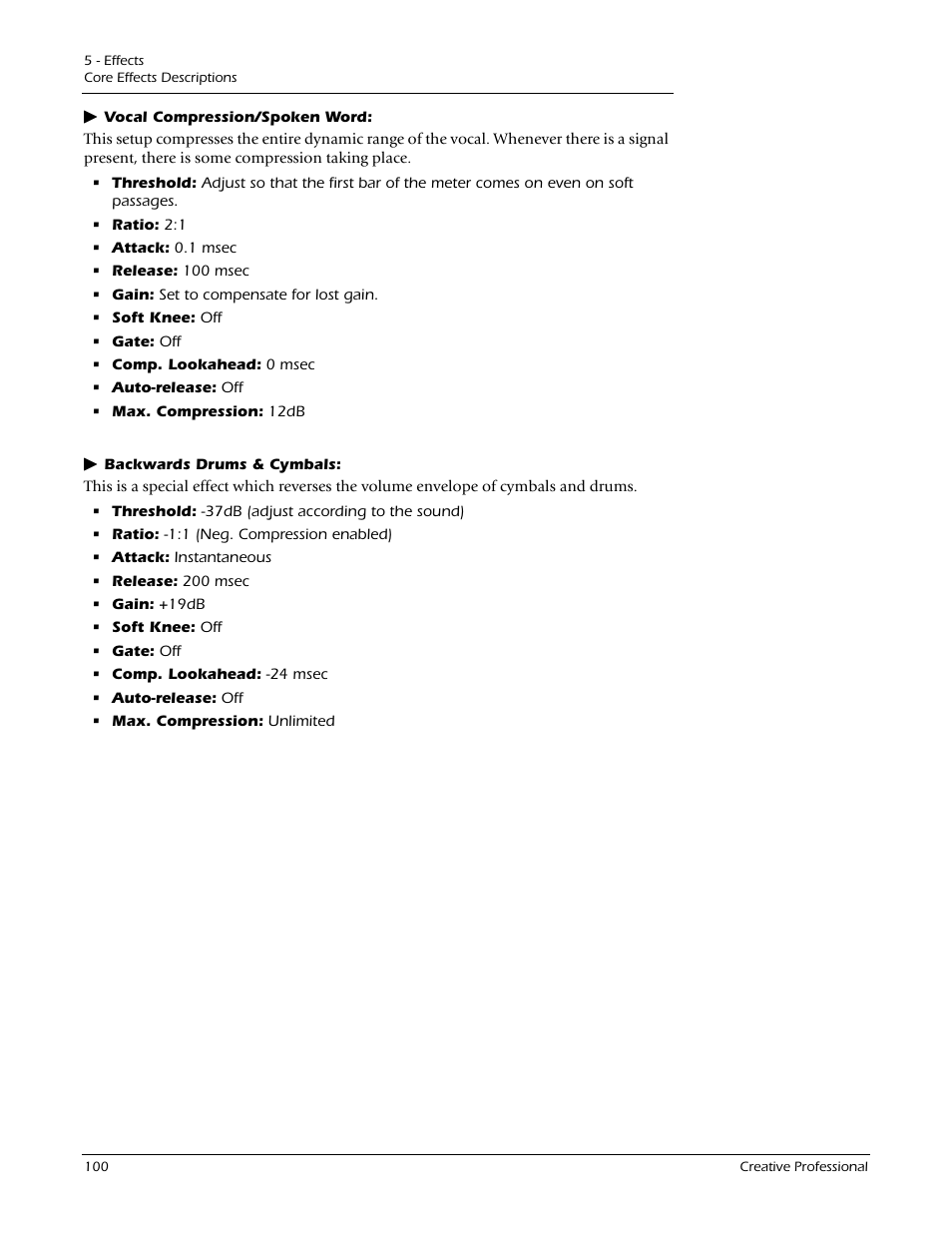 E-MU 1212M PCIe User Manual | Page 100 / 132