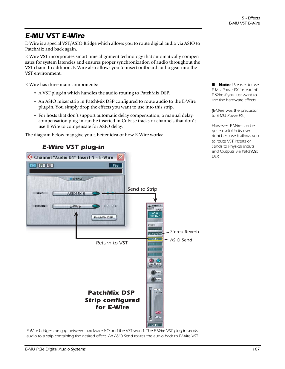 E-mu vst e-wire | E-MU 1212M PCIe User Manual | Page 107 / 132