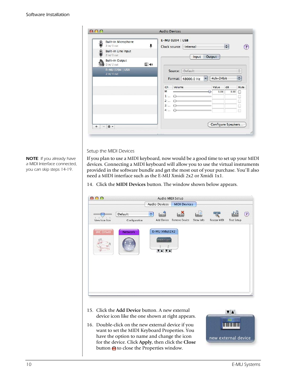 E-MU 0204 USB 2.0 User Manual | Page 10 / 28