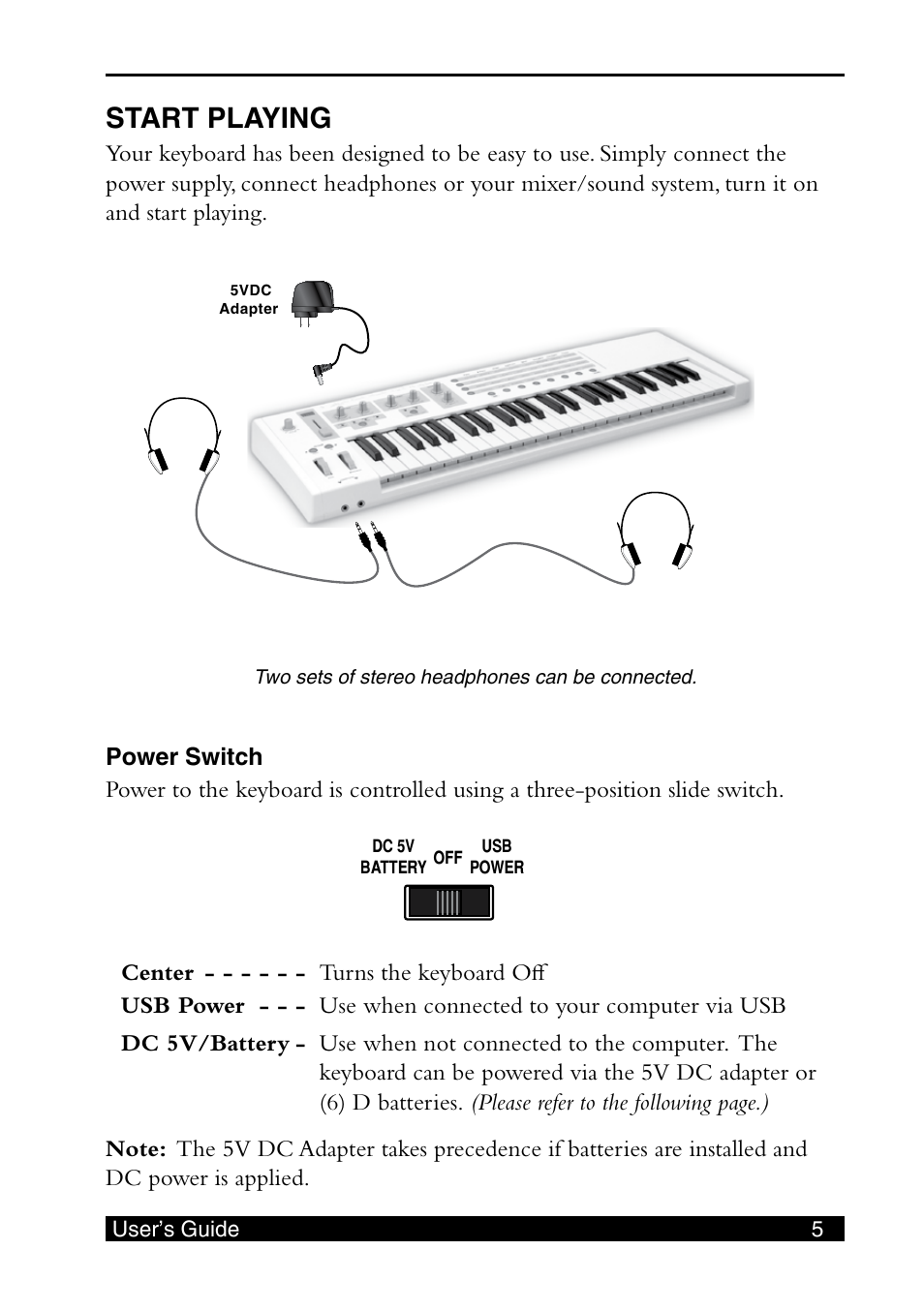 Start playing | E-MU SHORTBoard 49 User Manual | Page 7 / 42