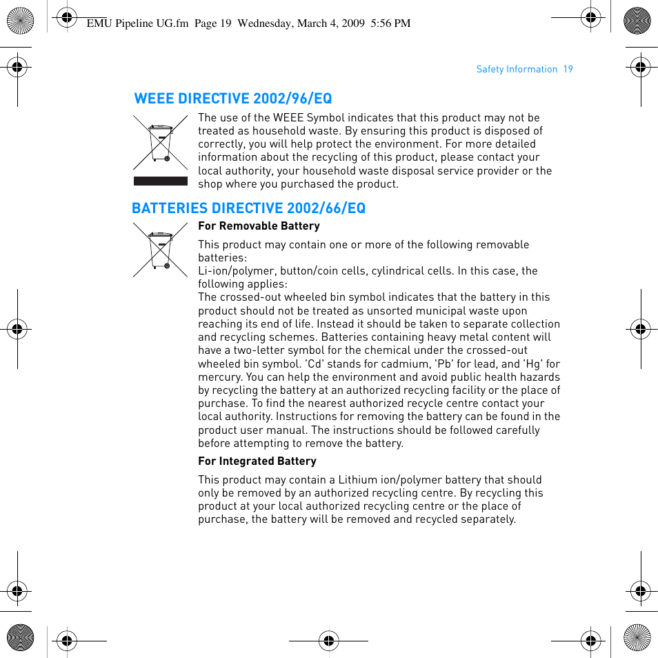 E-MU PIPEline User Manual | Page 22 / 73