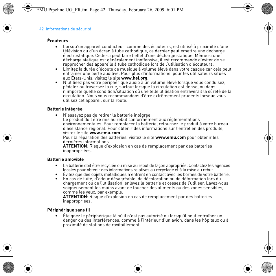 E-MU PIPEline User Manual | Page 45 / 73