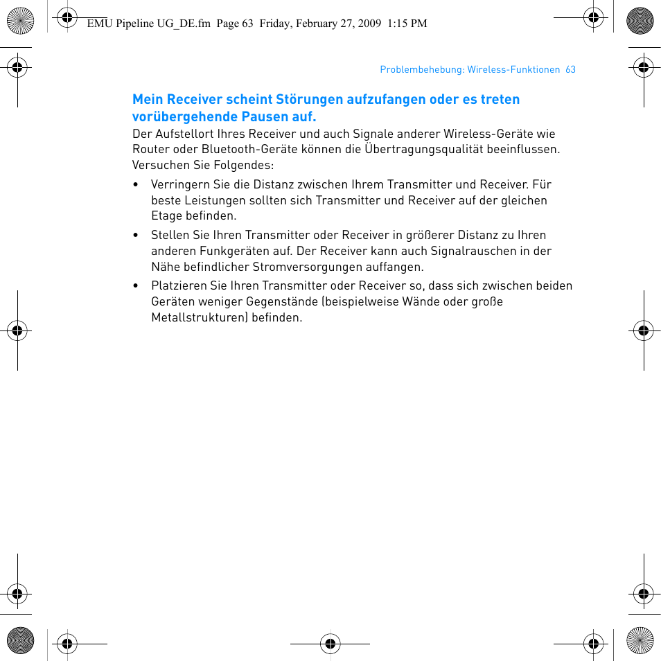 E-MU PIPEline User Manual | Page 66 / 73