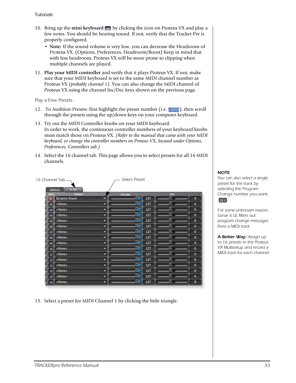 E-MU Tracker Pre USB 2.0 User Manual | Page 33 / 56