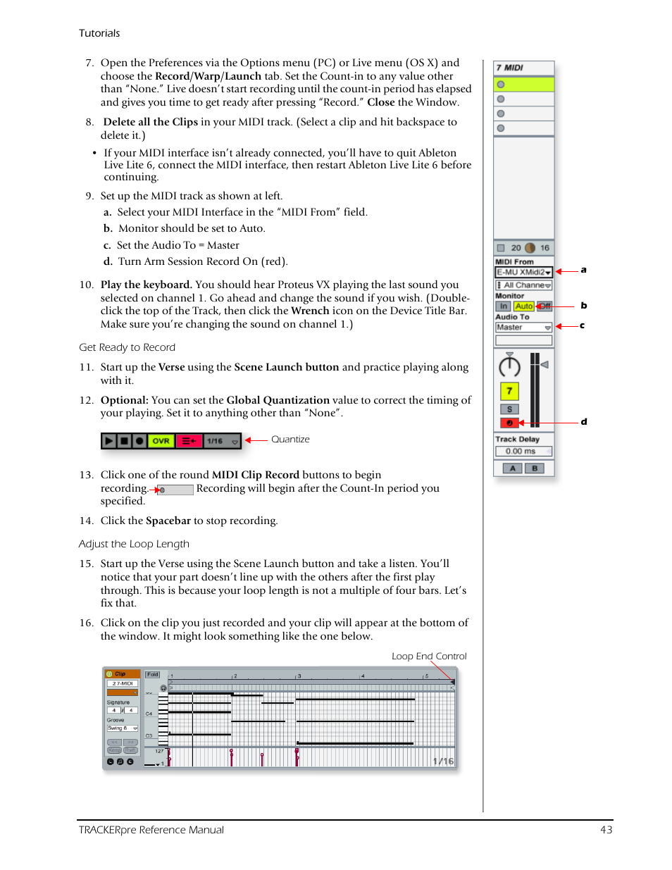 E-MU Tracker Pre USB 2.0 User Manual | Page 43 / 56