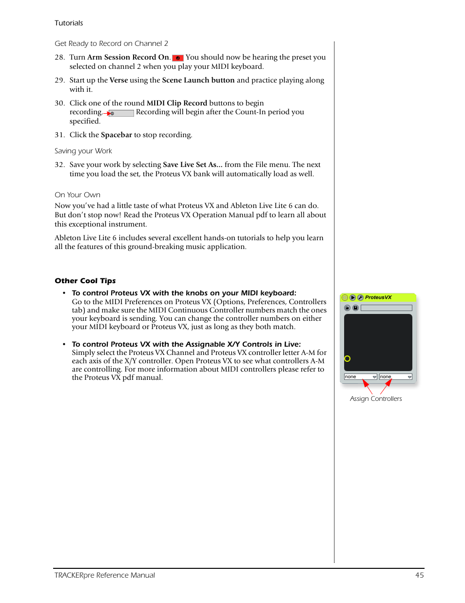 Other cool tips | E-MU Tracker Pre USB 2.0 User Manual | Page 45 / 56