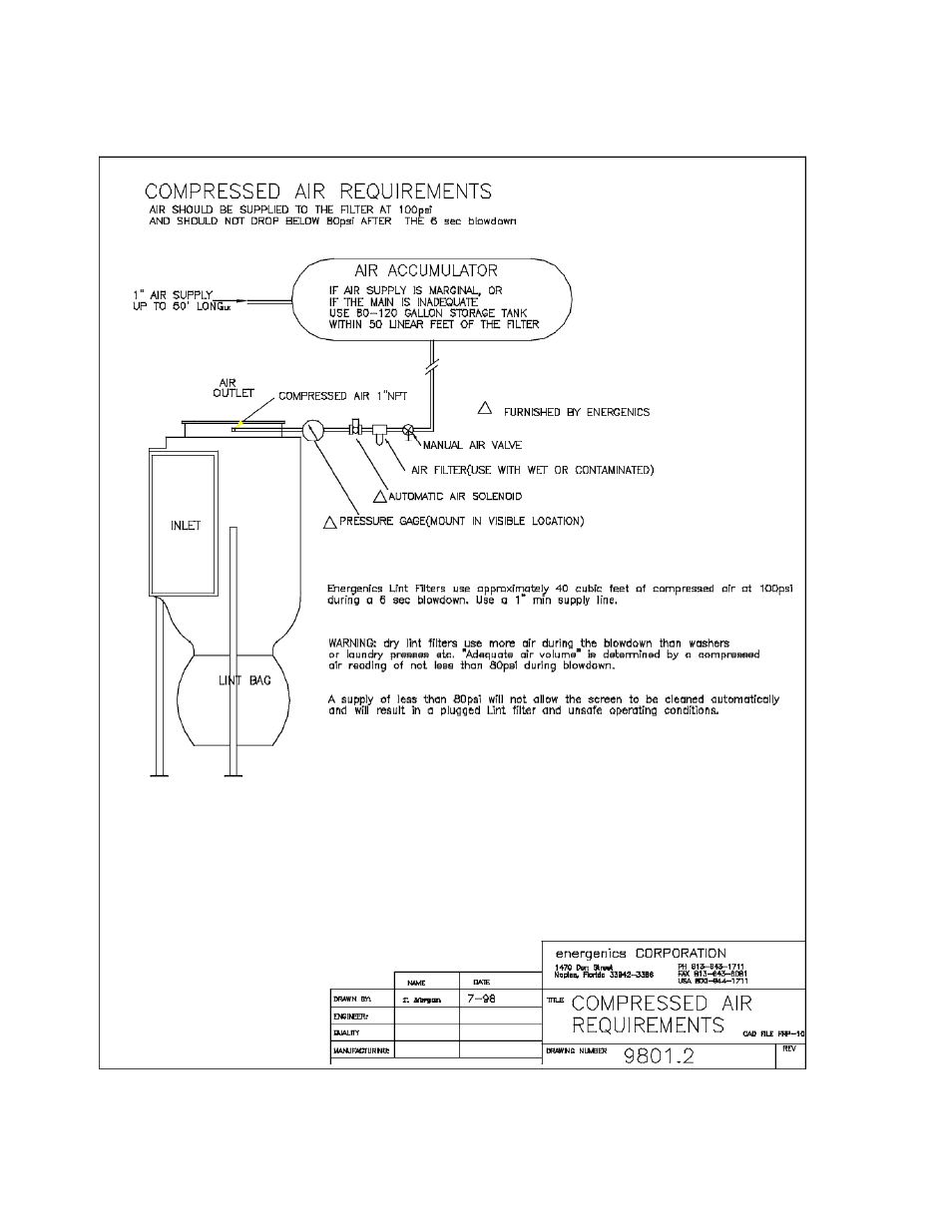 Energenics In-Line Saver Lint Filters 2007 User Manual | Page 10 / 16