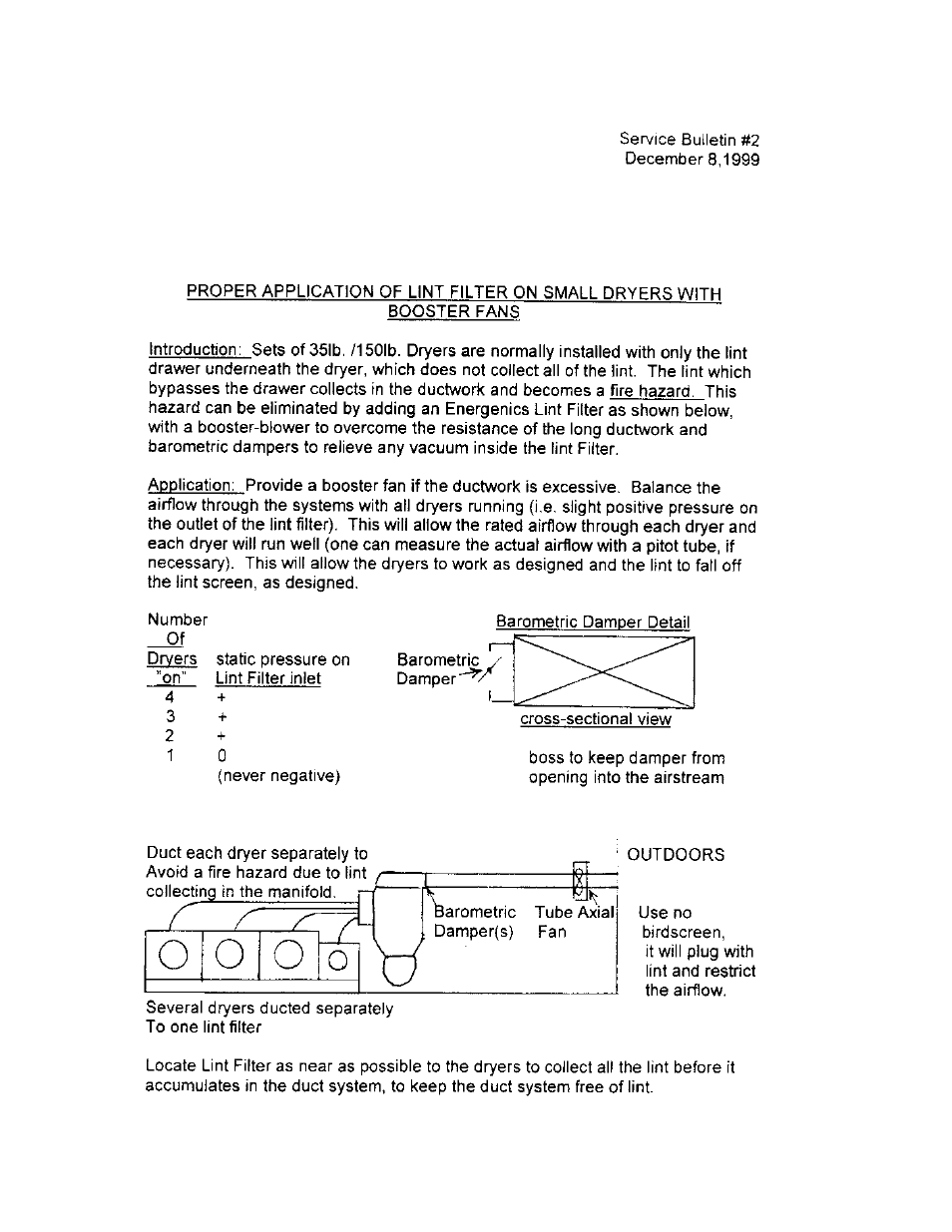 Energenics In-Line Saver Lint Filters 2007 User Manual | Page 12 / 16
