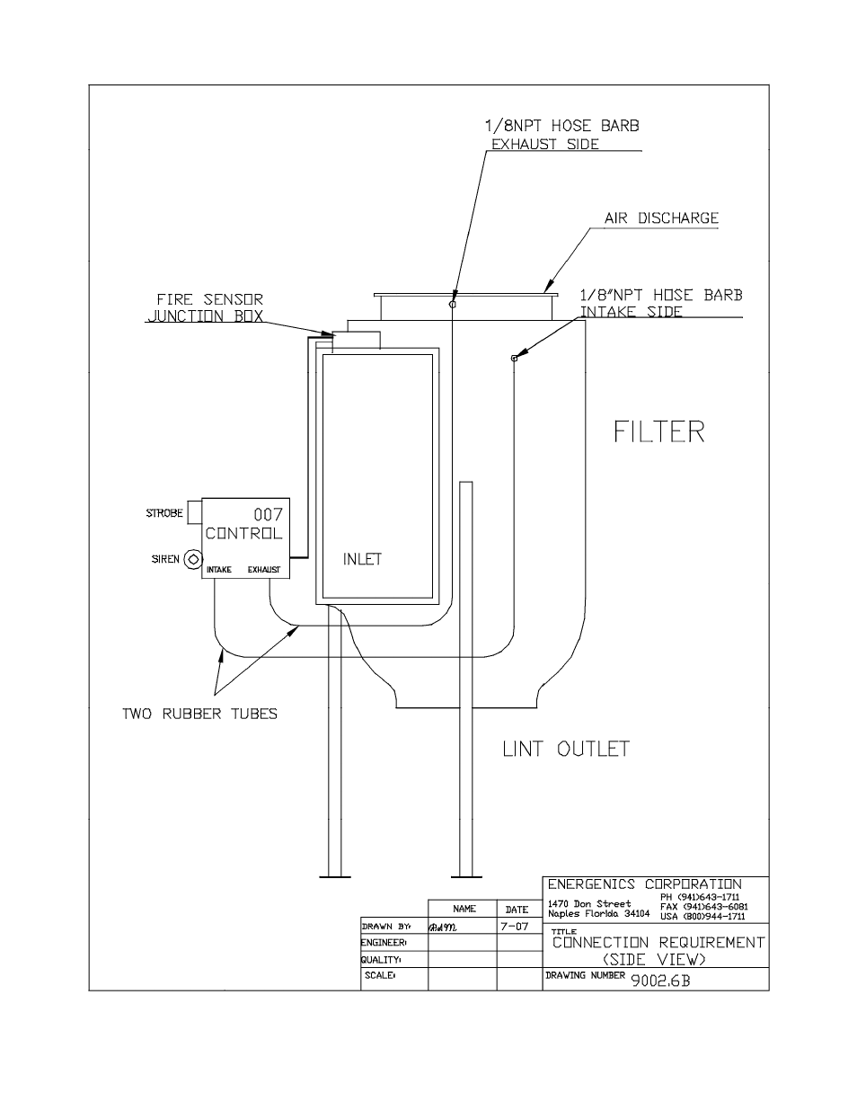 Energenics In-Line Saver Lint Filters 2007 User Manual | Page 15 / 16