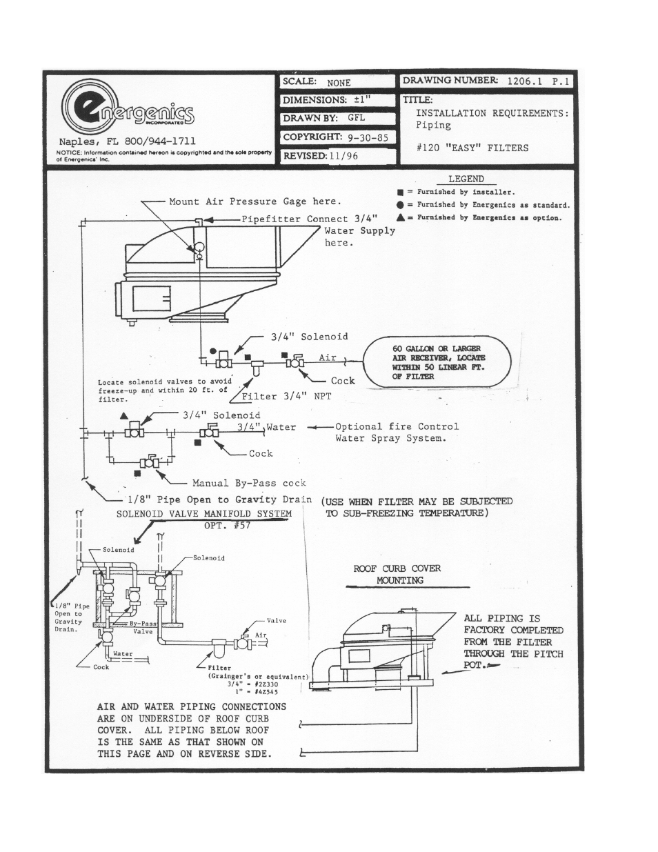 Energenics 120 Low Profile Lint Filters 2007 User Manual | Page 8 / 13