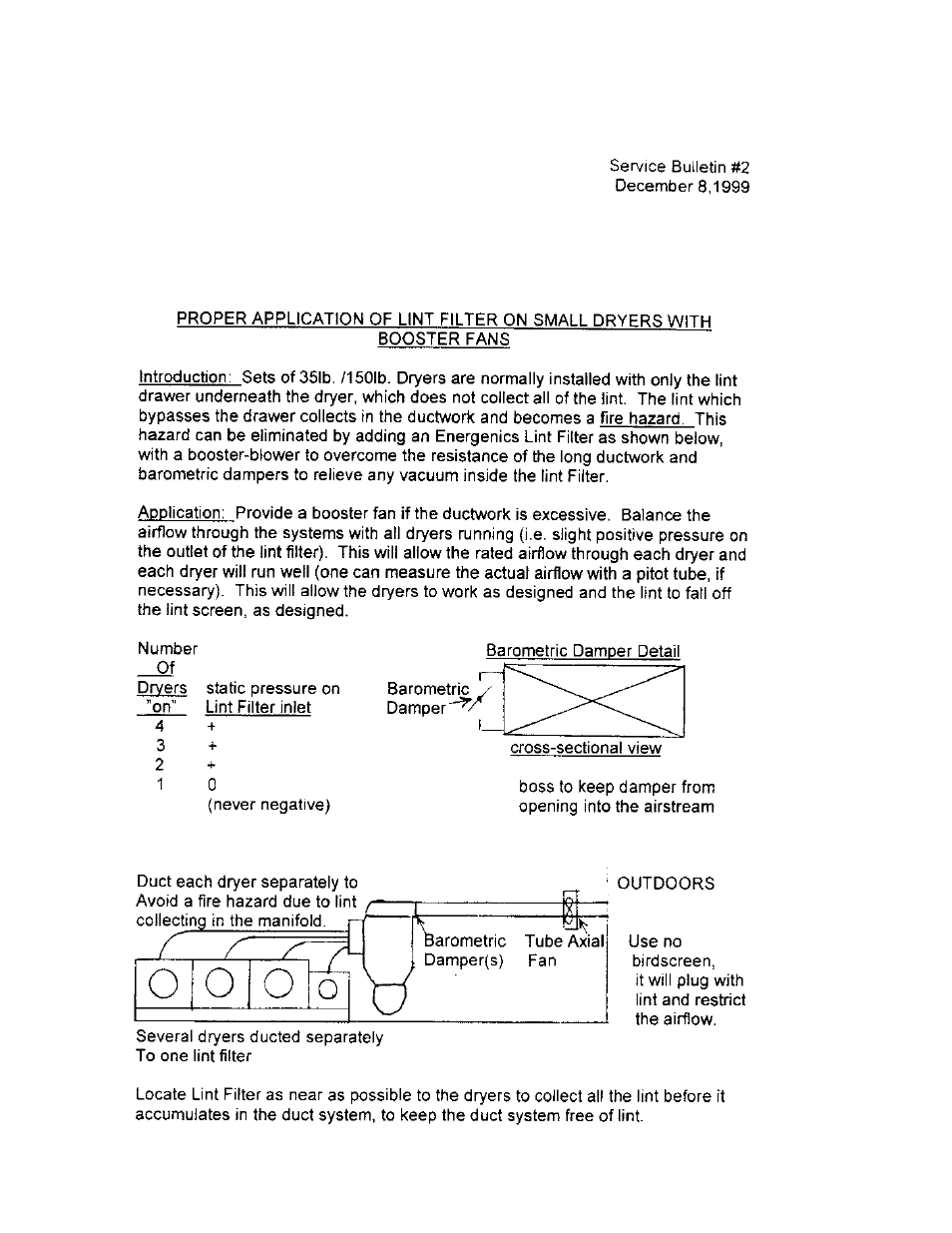 Energenics 150 Low Profile Lint Filters 2007 User Manual | Page 12 / 15