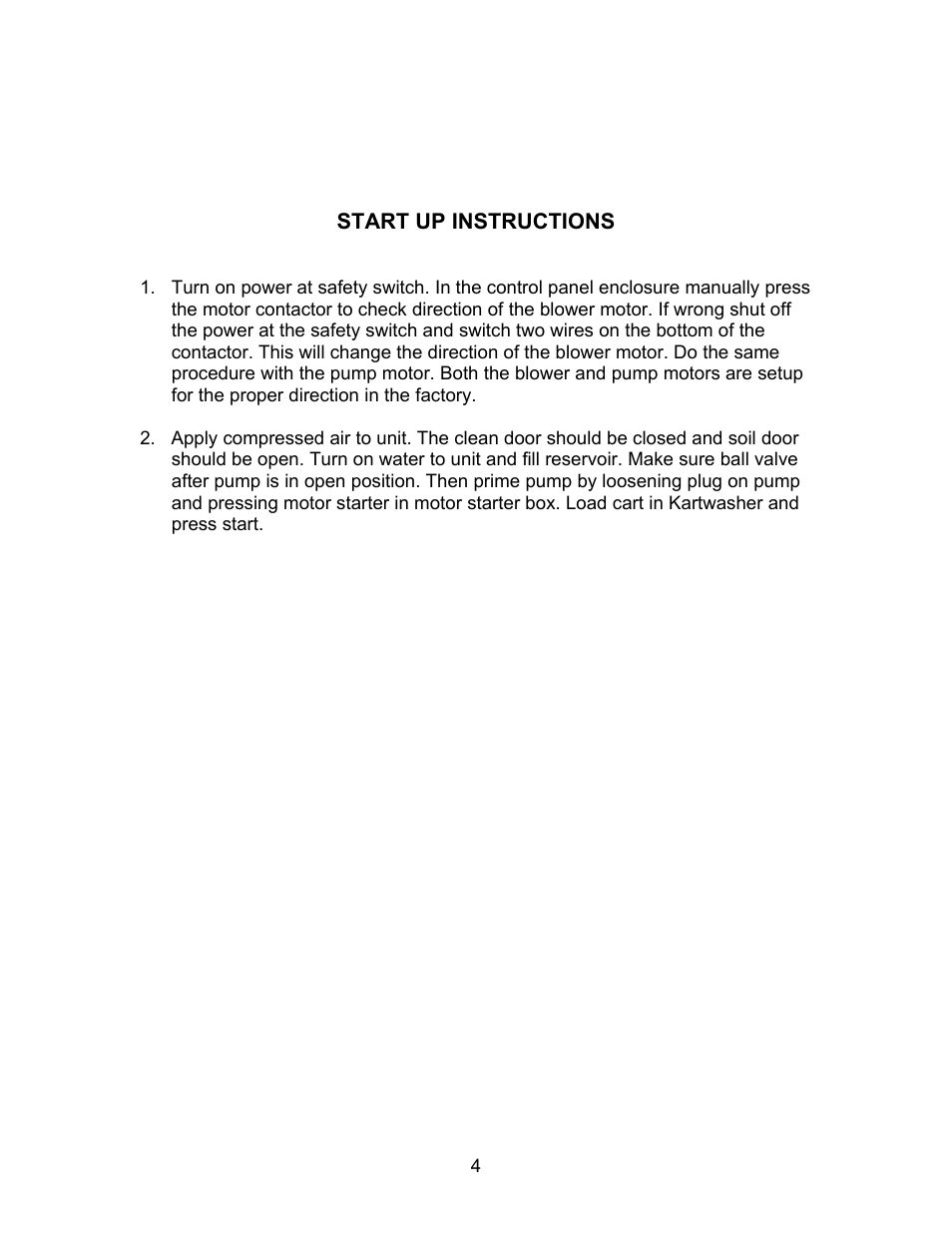 Energenics Kartwash Premier User Manual | Page 4 / 13