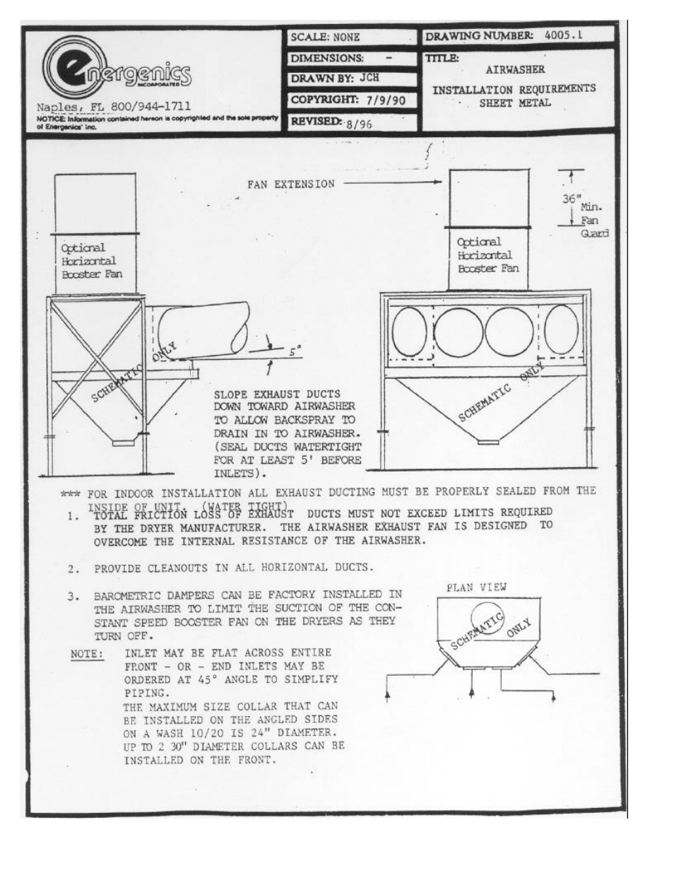 Energenics Air Wash User Manual | Page 11 / 15