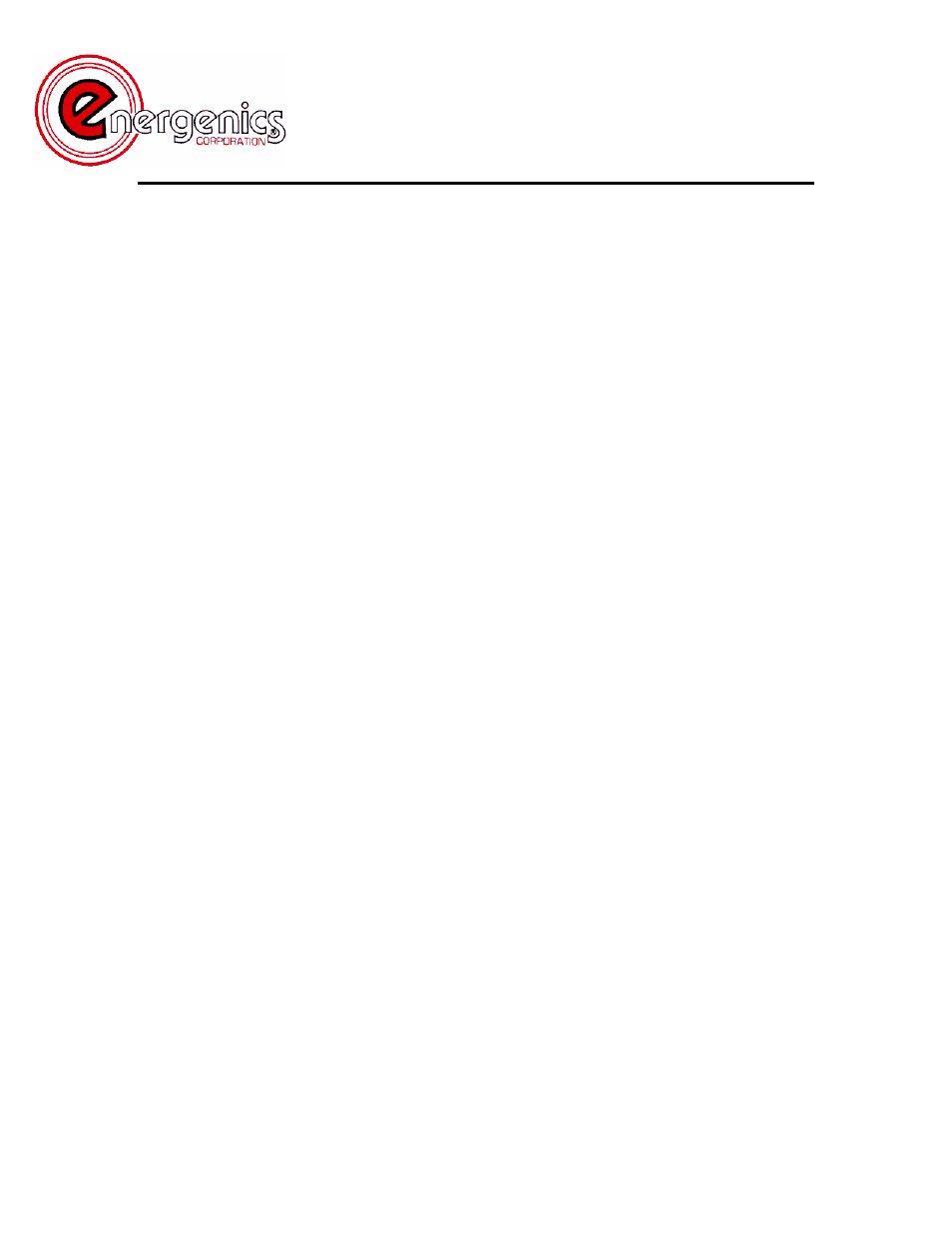 Energenics Air-Flow Optimizer (Old) User Manual | 4 pages