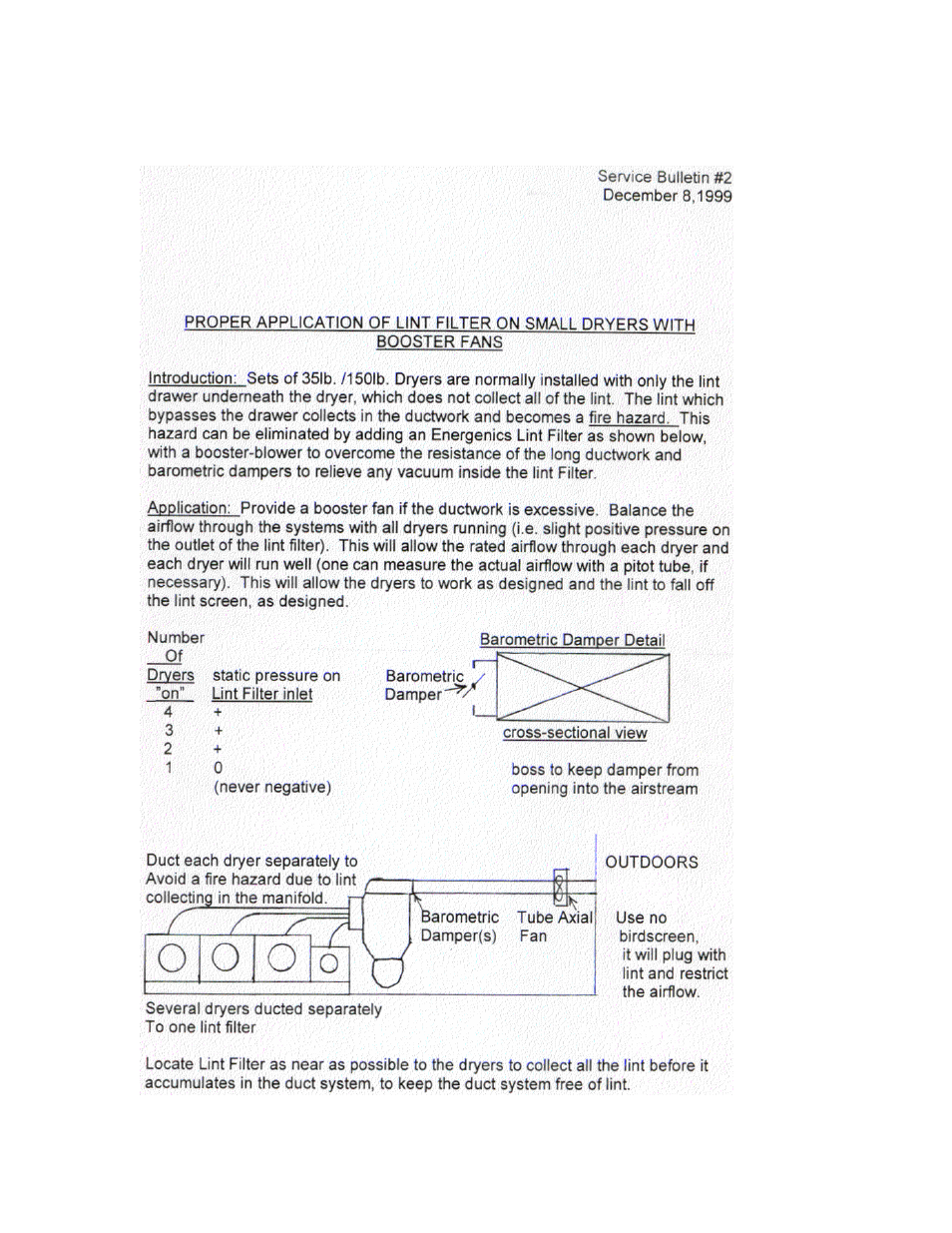 Energenics 120 Low Profile Lint Filter (Old) User Manual | Page 9 / 19