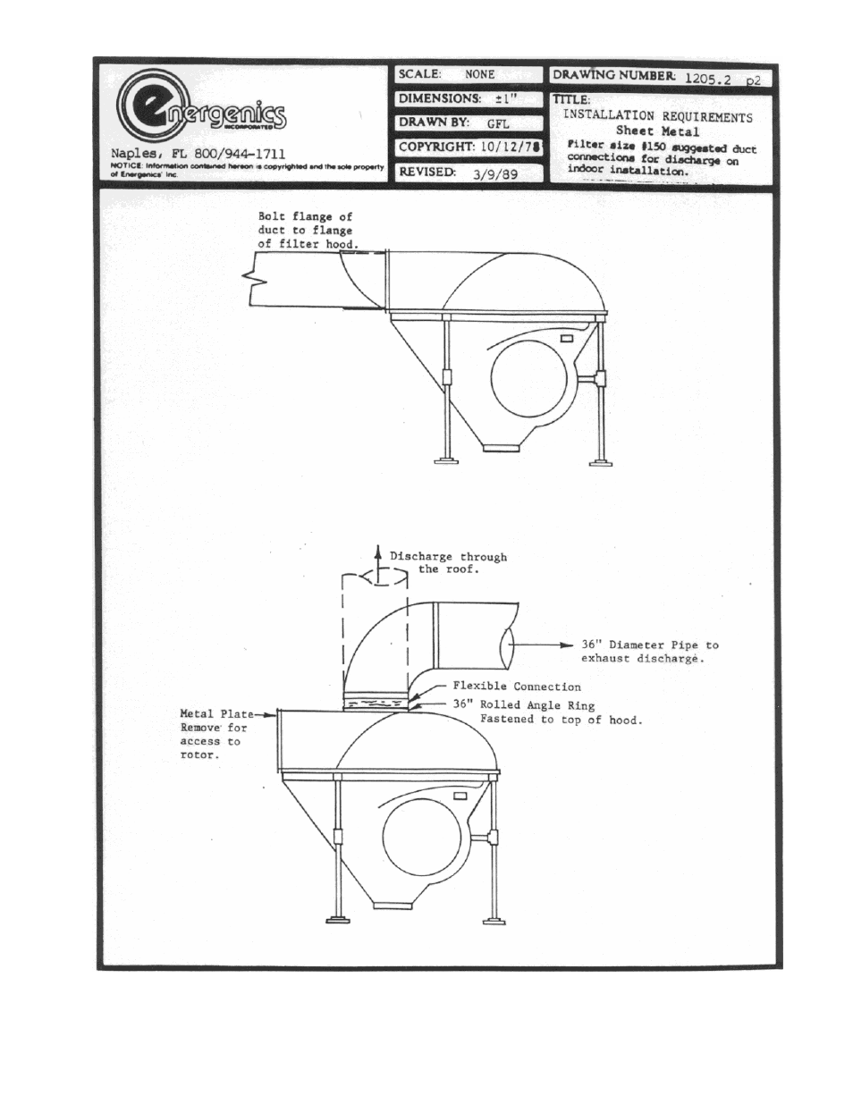 Energenics 150 Low Profile Lint Filter (Old) User Manual | Page 10 / 21