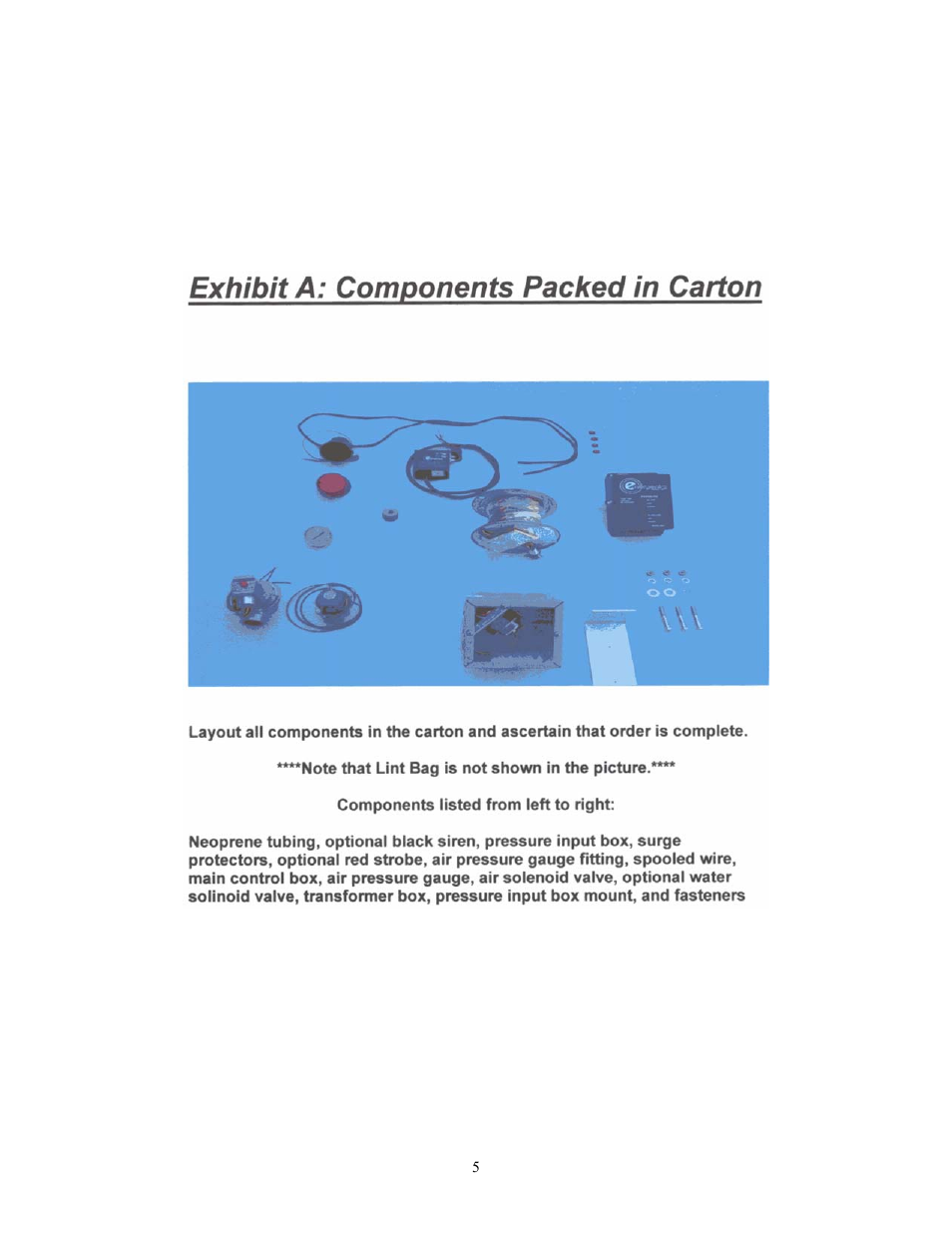 Energenics In-Line Space Saver Lint Filters (Old) User Manual | Page 5 / 22