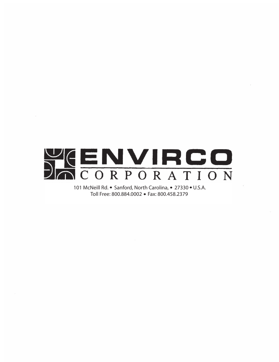 Envirco M-2 Unimodule User Manual | Page 34 / 34