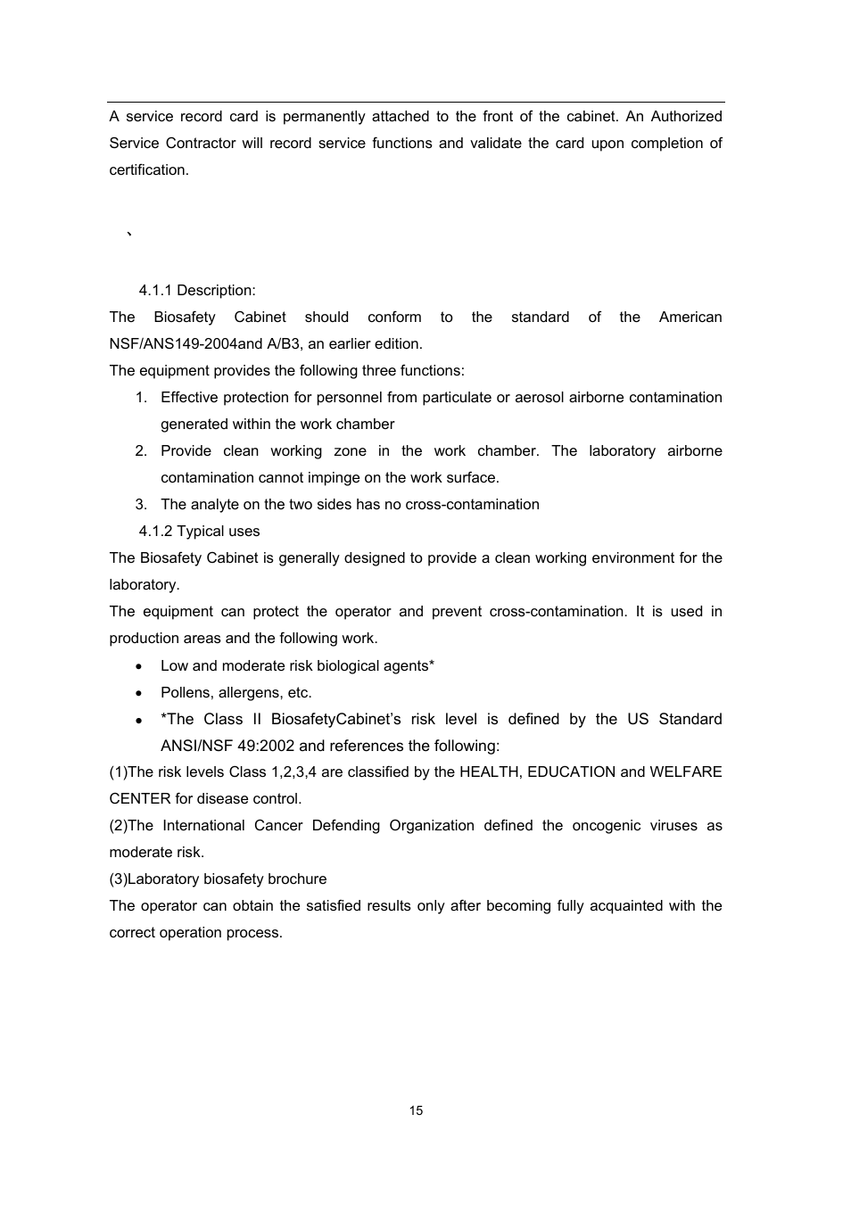 Use and maintenance 15 | Envirco BSC User Manual | Page 15 / 38