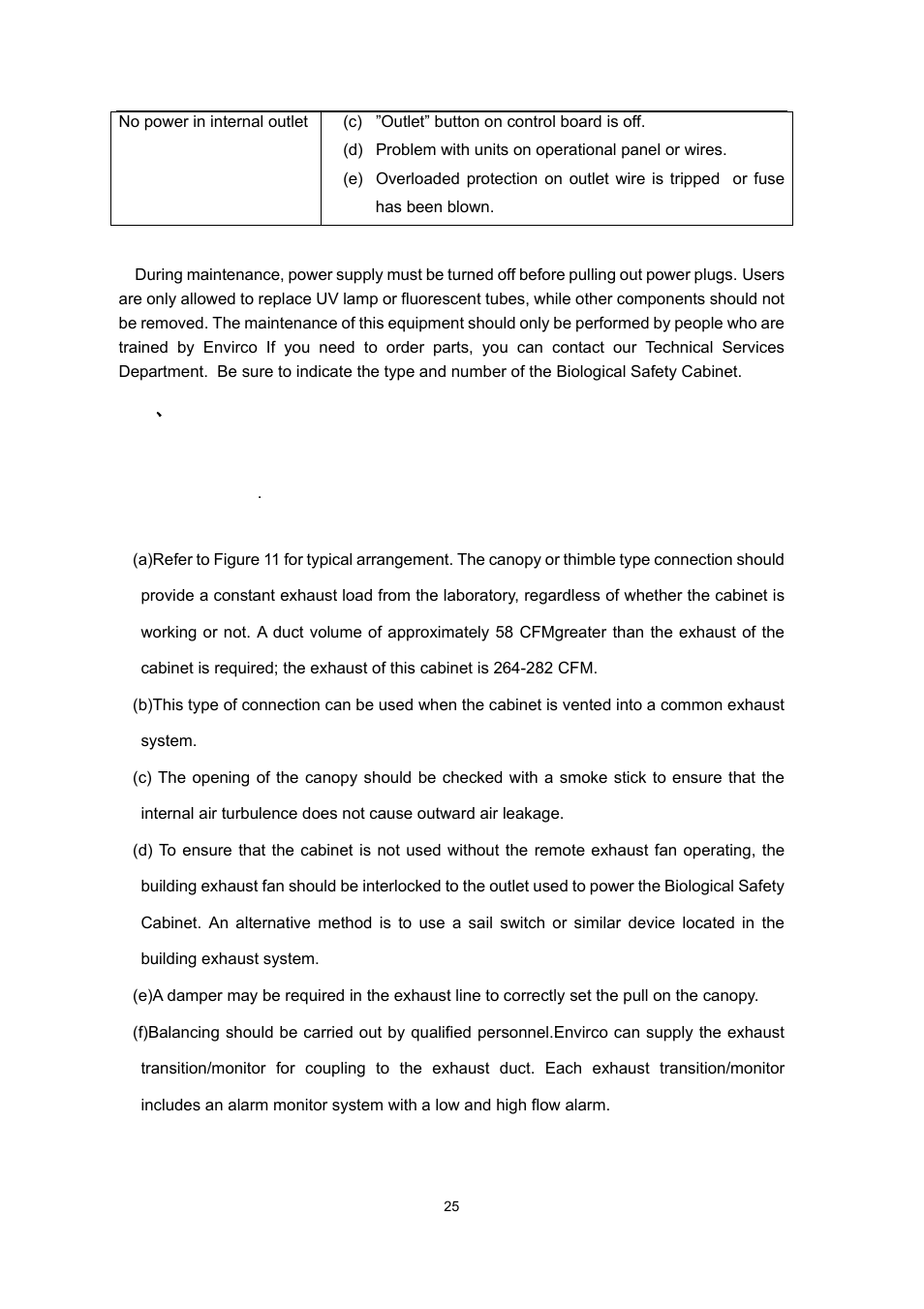 5 attention to maintenance 21 | Envirco BSC User Manual | Page 25 / 38