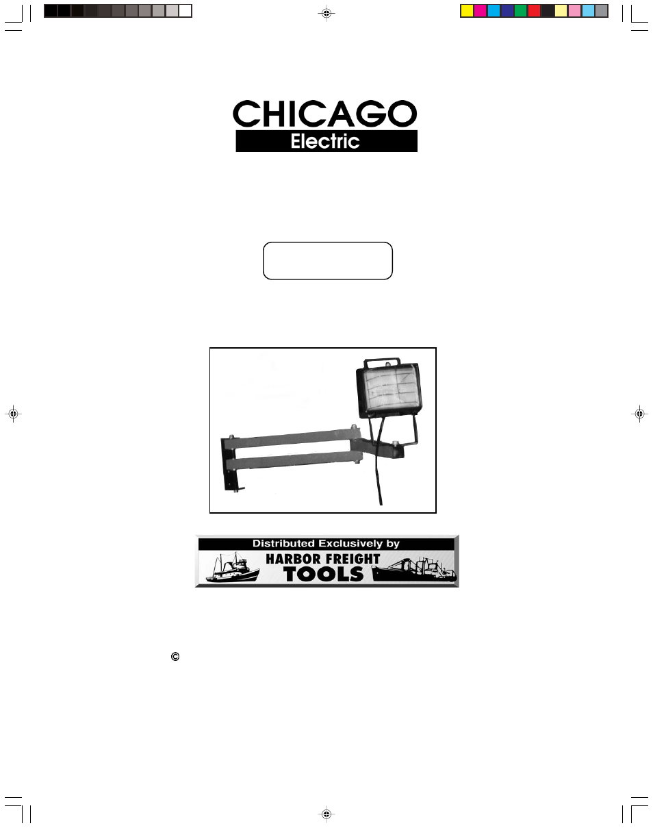 Chicago Electric 90401 User Manual | 14 pages