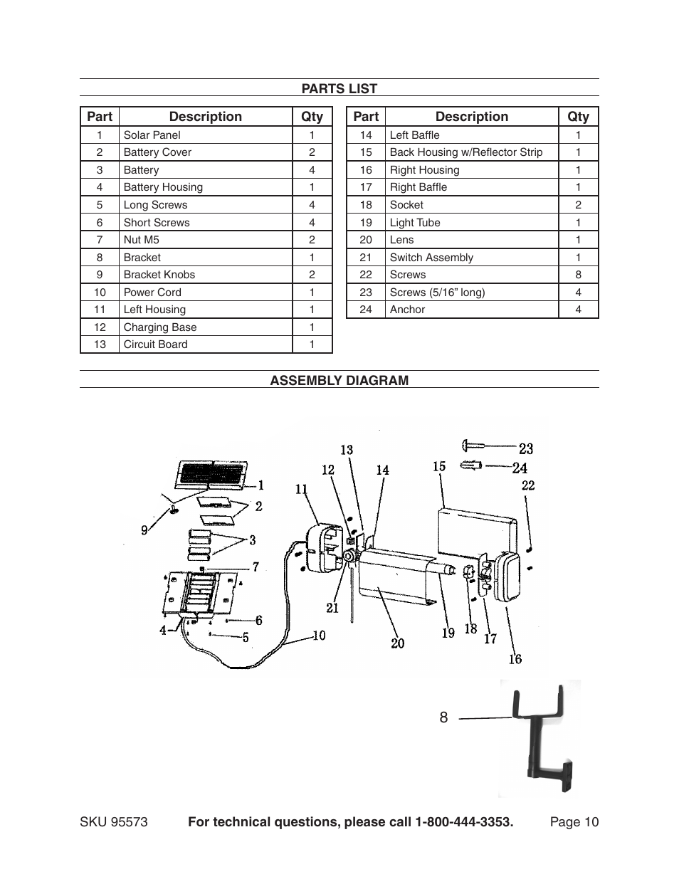 Chicago Electric 95573 User Manual | Page 10 / 11