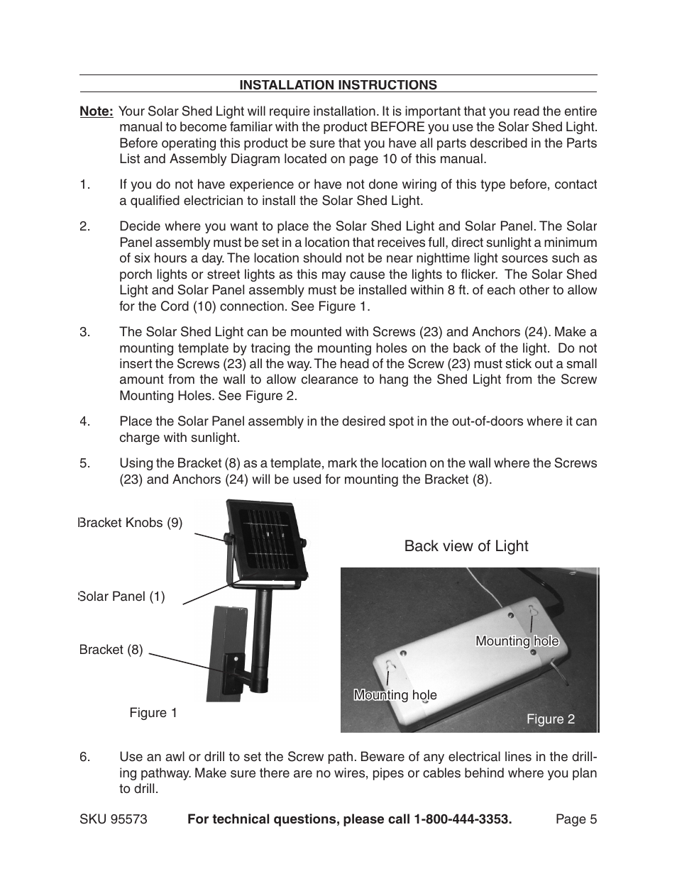 Chicago Electric 95573 User Manual | Page 5 / 11