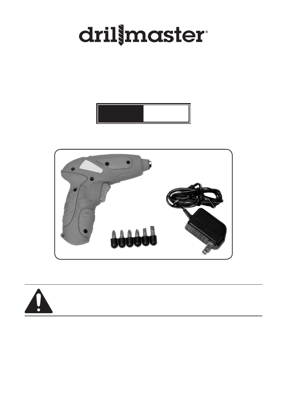 Chicago Electric SCREWING TOOL 95065 User Manual | 11 pages