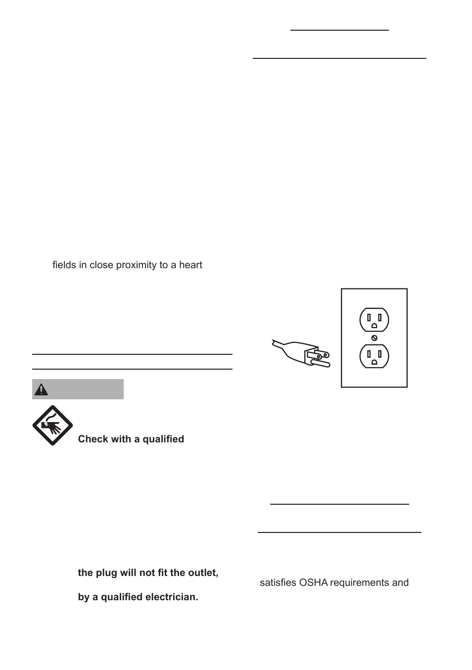 Warning, Grounding | Chicago Electric SCREWING TOOL 95065 User Manual | Page 5 / 11