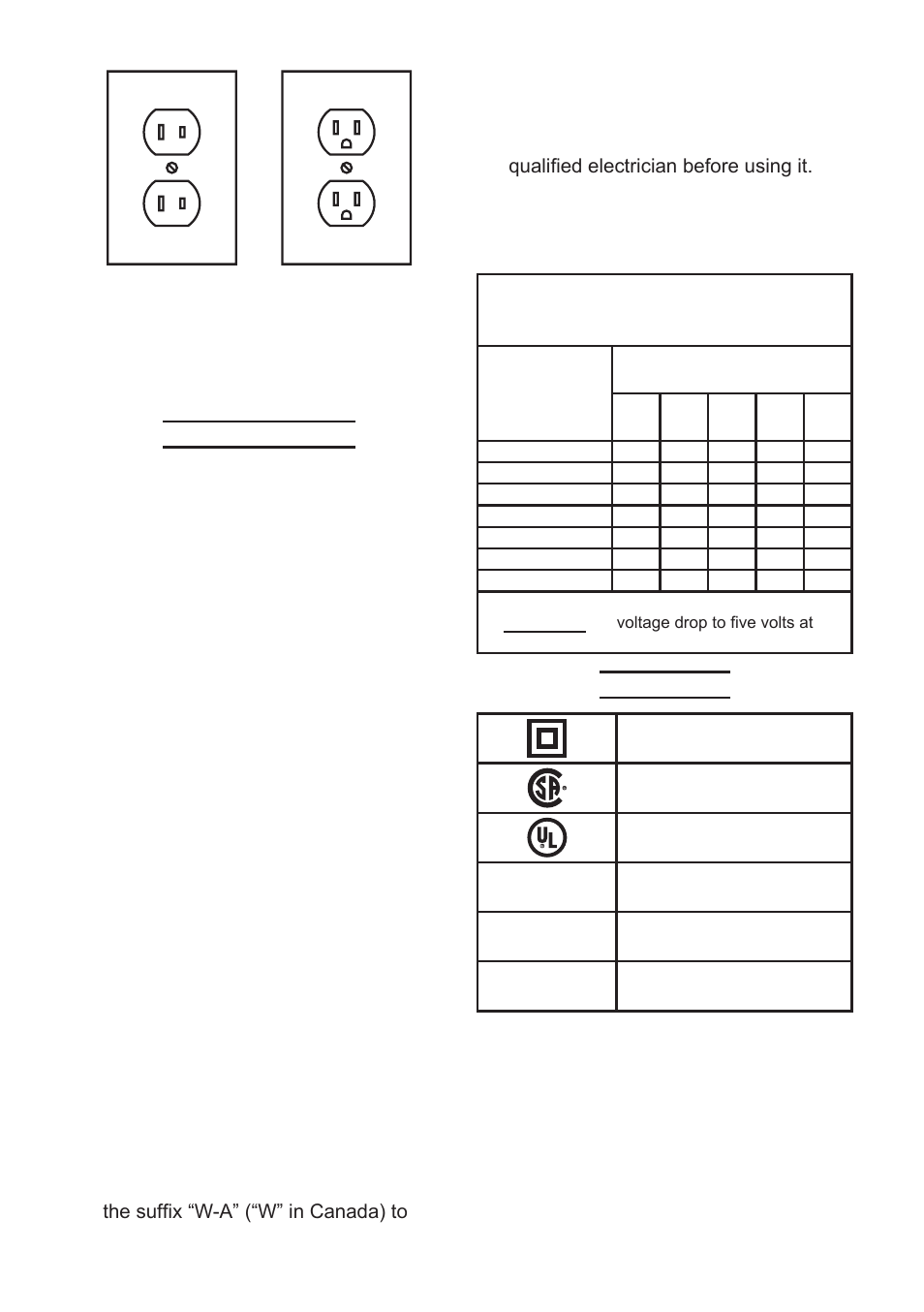 Extension cords, Symbology | Chicago Electric SCREWING TOOL 95065 User Manual | Page 6 / 11