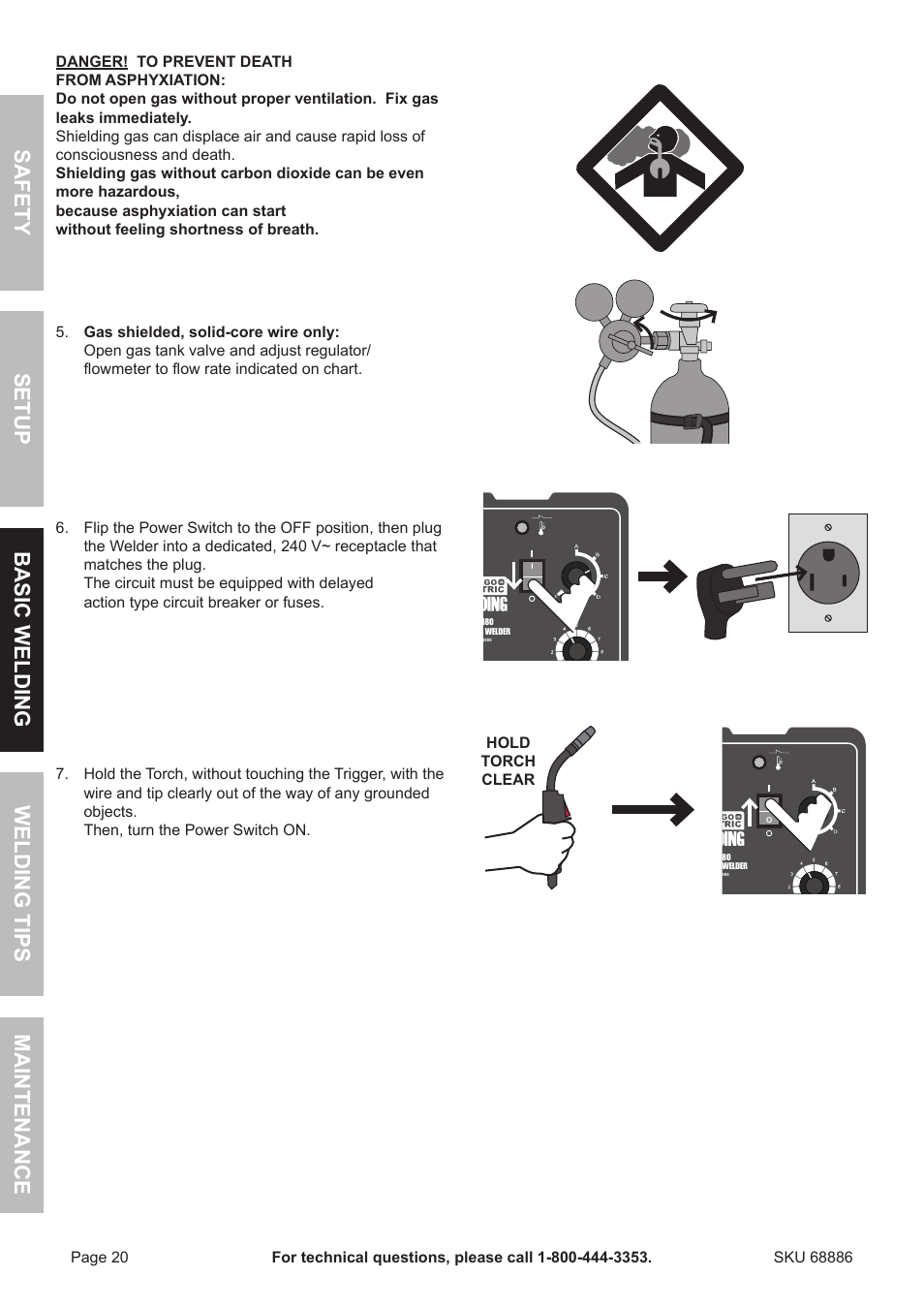 Chicago Electric MIG 180 Wire Feed Welder 68886 User Manual | Page 20 / 32