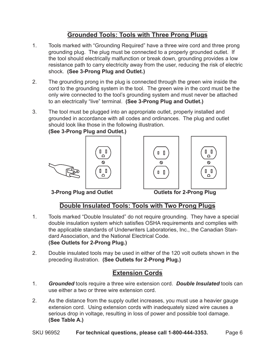 Chicago Electric 6-1/2 Gallon Plastic Parts Washer 96952 User Manual | Page 6 / 12