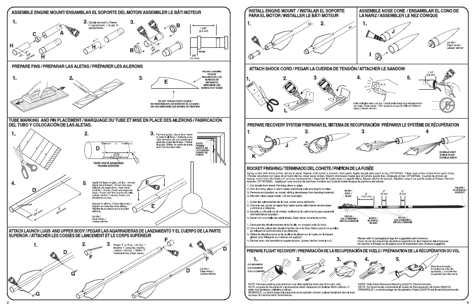 Estes 2444 - Fletcher User Manual | Page 2 / 2