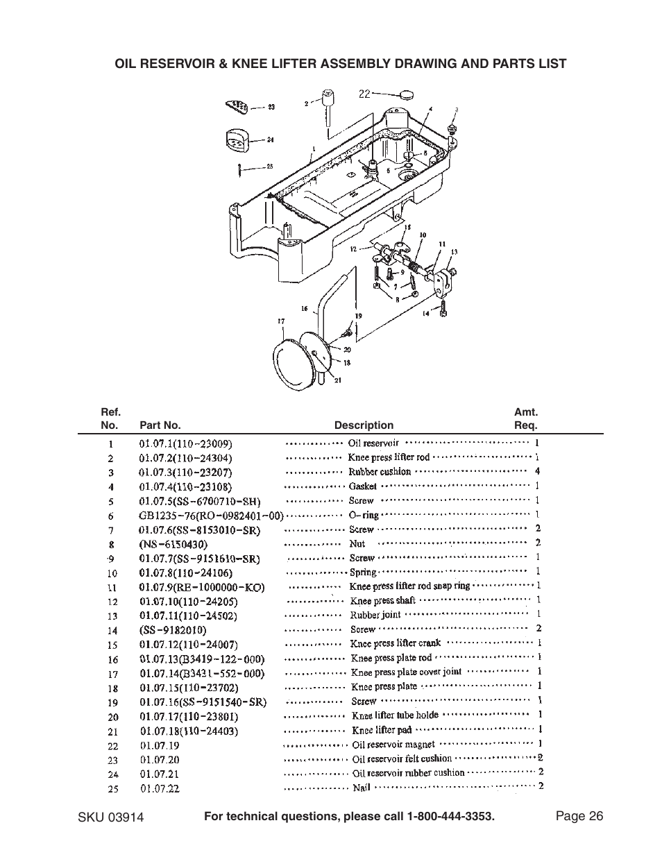 Chicago Electric 3914 User Manual | Page 26 / 30