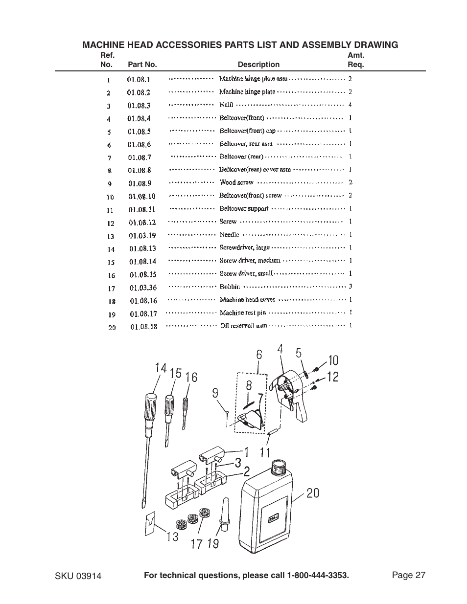 Chicago Electric 3914 User Manual | Page 27 / 30