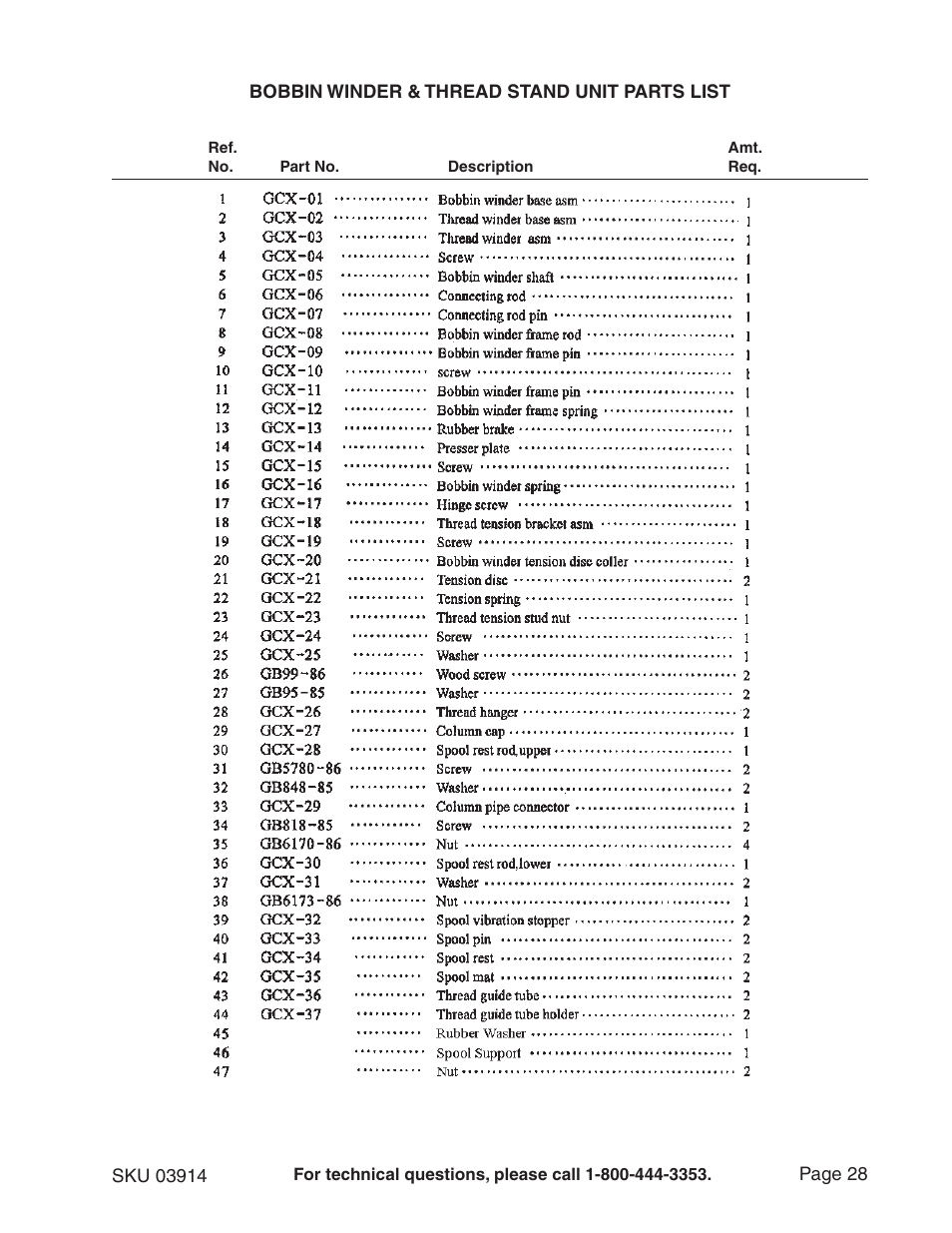 Chicago Electric 3914 User Manual | Page 28 / 30