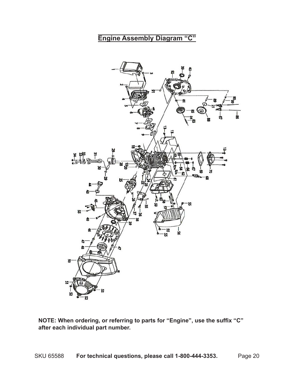 Chicago Electric 65588 User Manual | Page 20 / 23