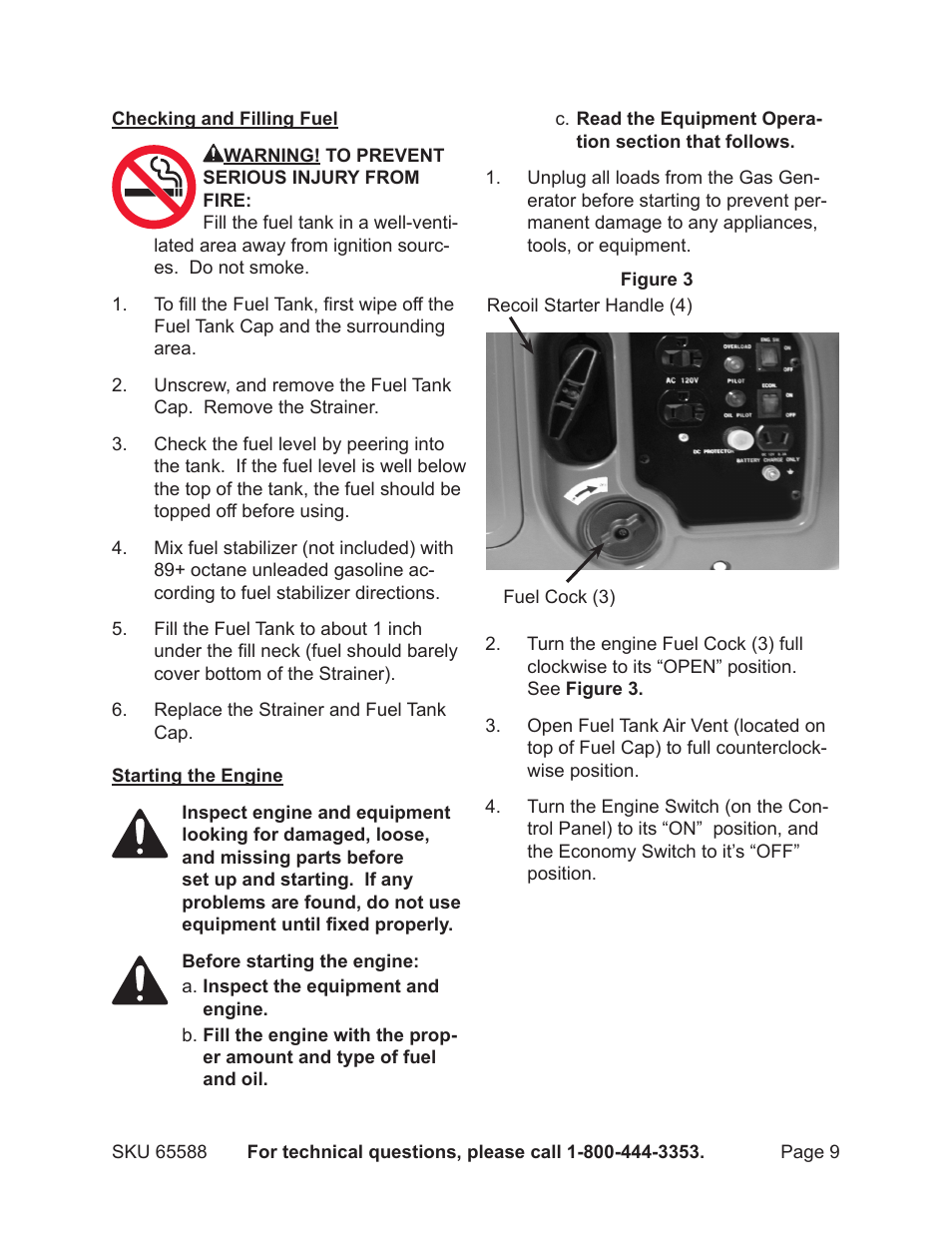 Chicago Electric 65588 User Manual | Page 9 / 23