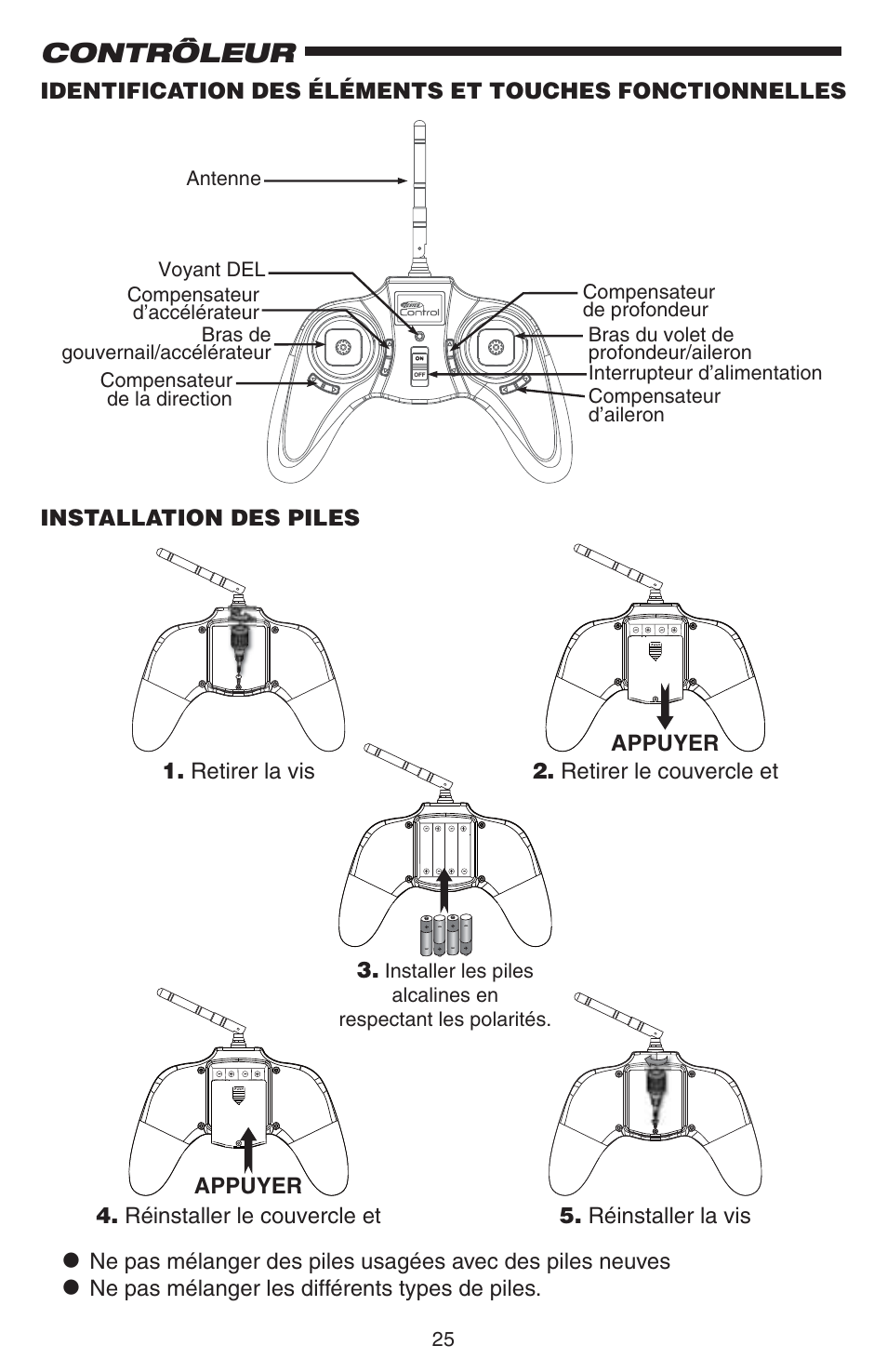 Contrôleur | Estes 4605 - Dart User Manual | Page 25 / 32