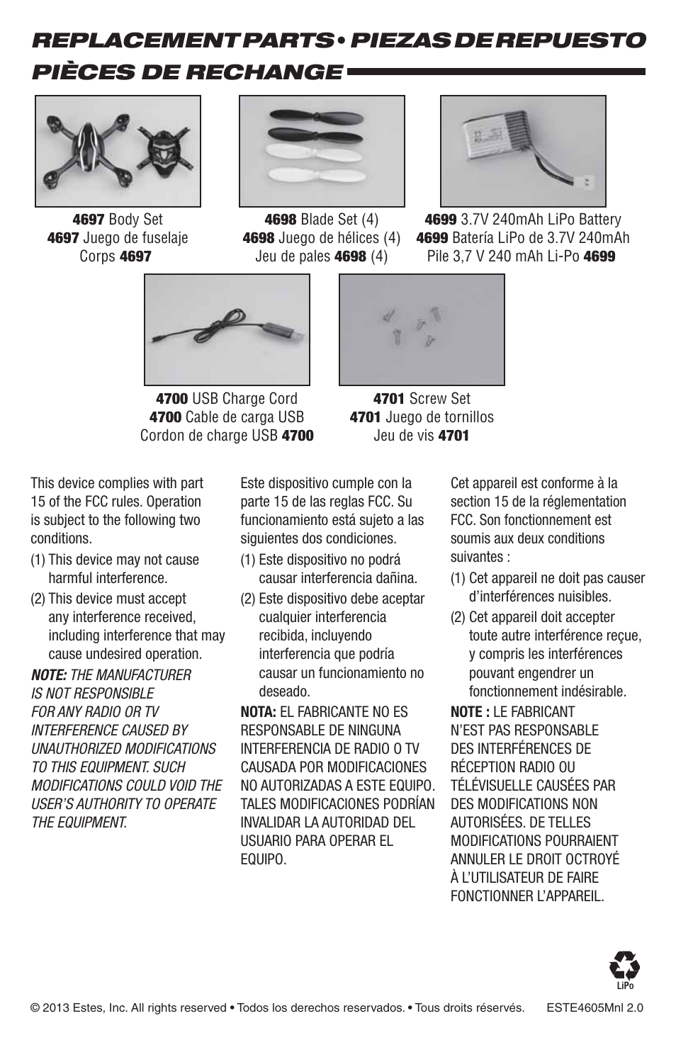 Estes 4605 - Dart User Manual | Page 32 / 32