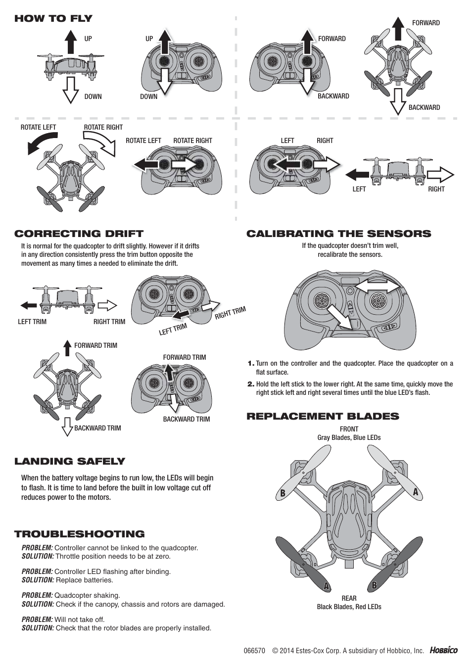 Calibrating the sensors | Estes 4609 - Syncro User Manual | Page 2 / 2